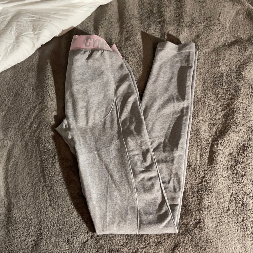 Gym shark light gray leggings